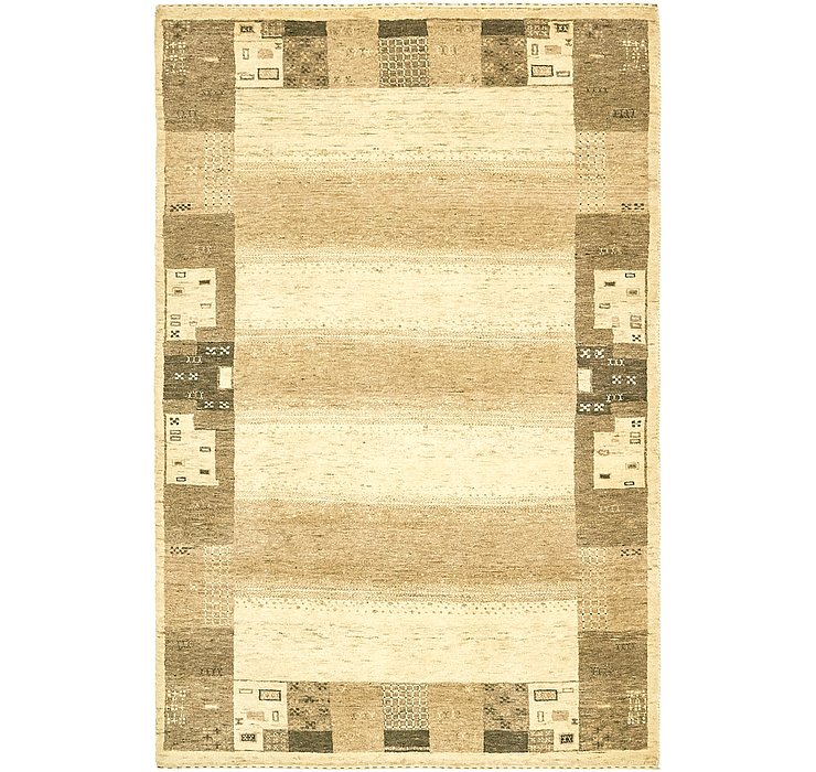 3' 10 x 6' Kashkuli Gabbeh Rug