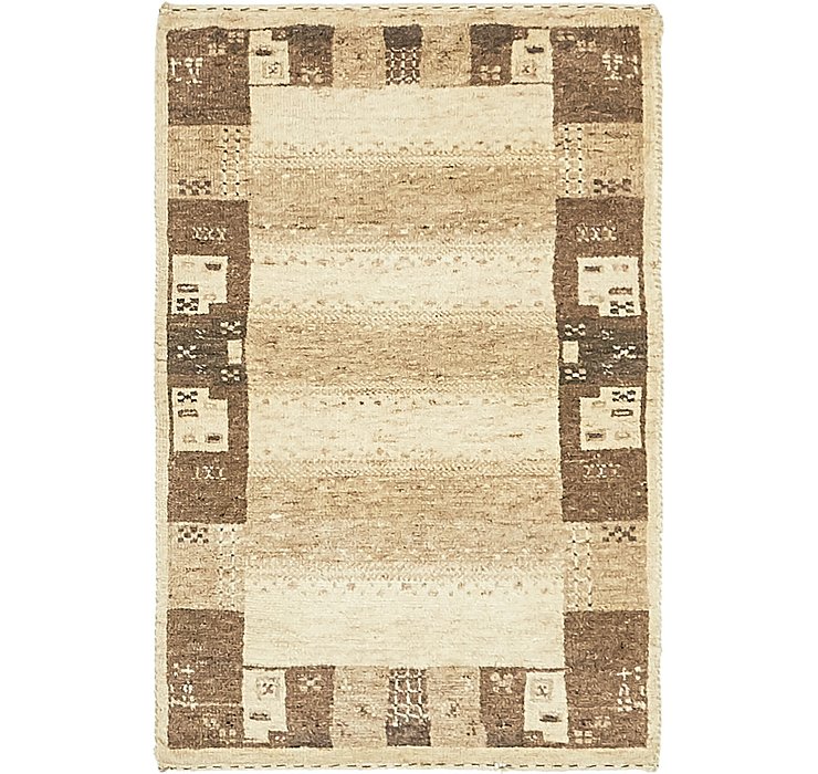 1' 10 x 3' Kashkuli Gabbeh Rug