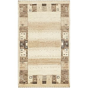 1' 10 x 3' Kashkuli Gabbeh Rug