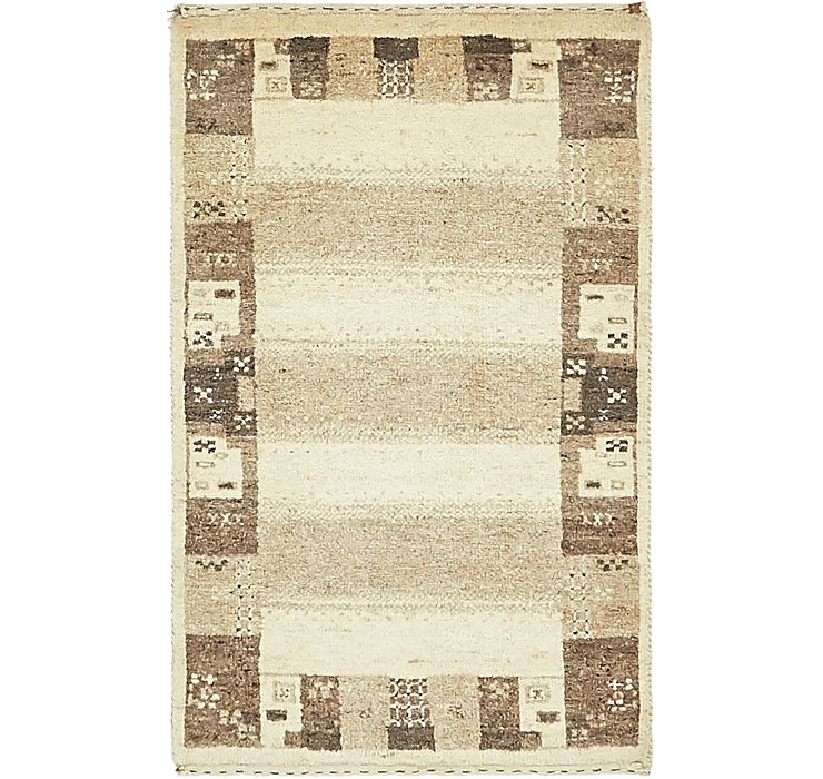 1' 10 x 3' Kashkuli Gabbeh Rug