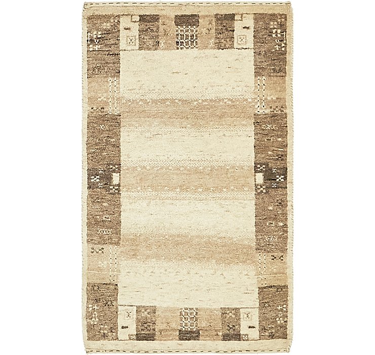 1' 10 x 3' Kashkuli Gabbeh Rug