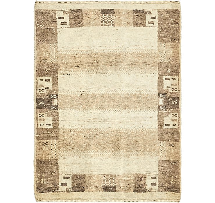 1' 10 x 3' Kashkuli Gabbeh Rug