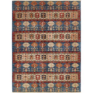 Unique Loom 4' x 6' 8 Kazak Rug