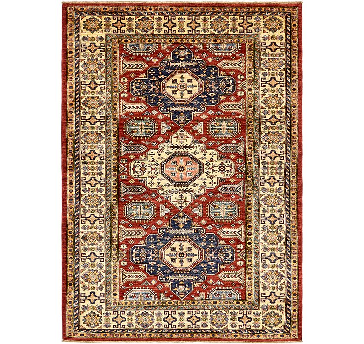 6' x 8' 7 Kazak Rug