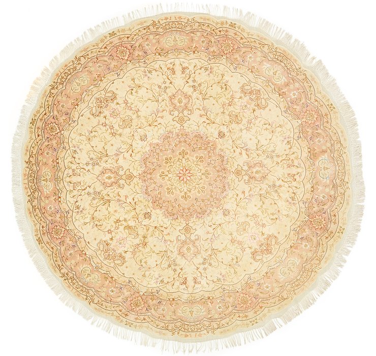 245cm x 250cm Tabriz Persian Round Rug