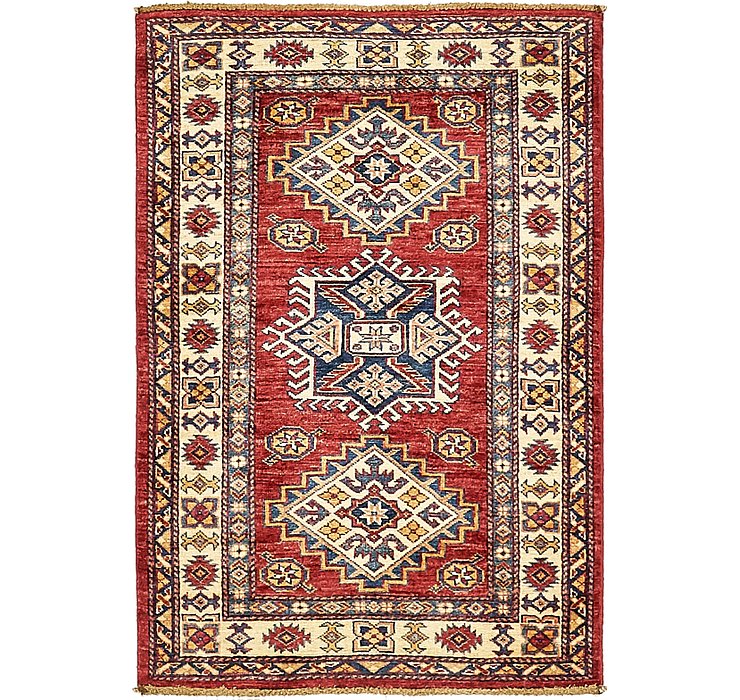 85cm x 122cm Kazak Oriental Rug
