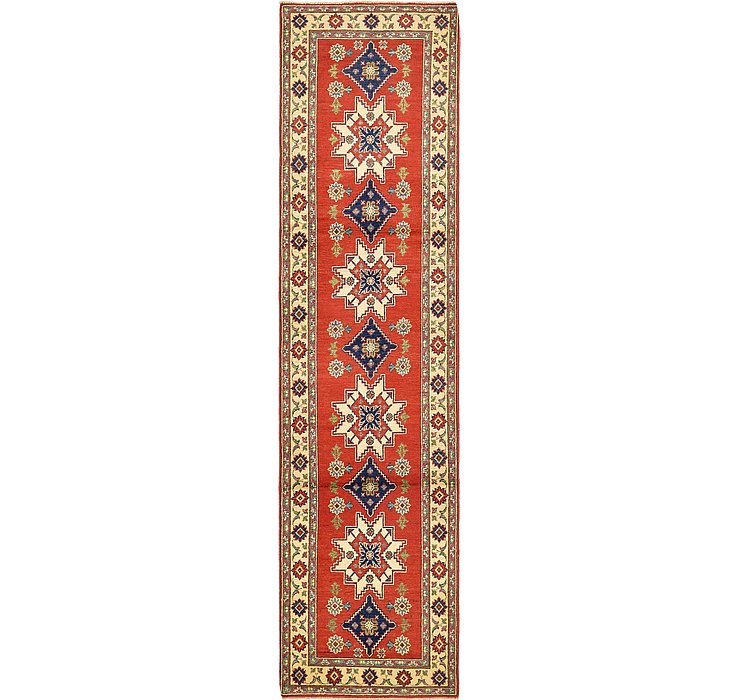 2' 8 x 10' 7 Kazak Oriental Runner Rug