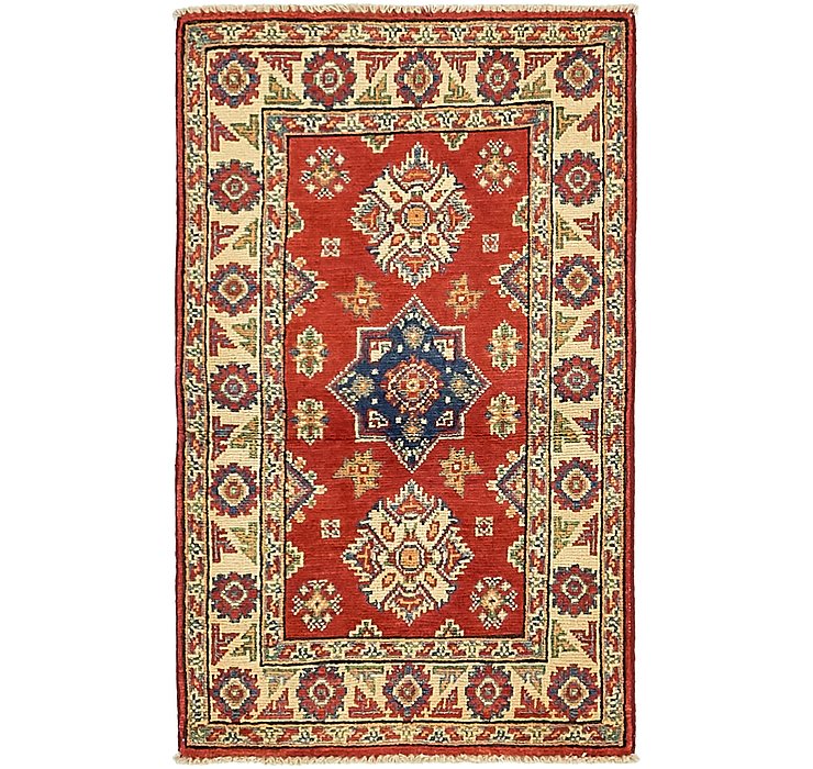 2' x 3' 4 Kazak Rug