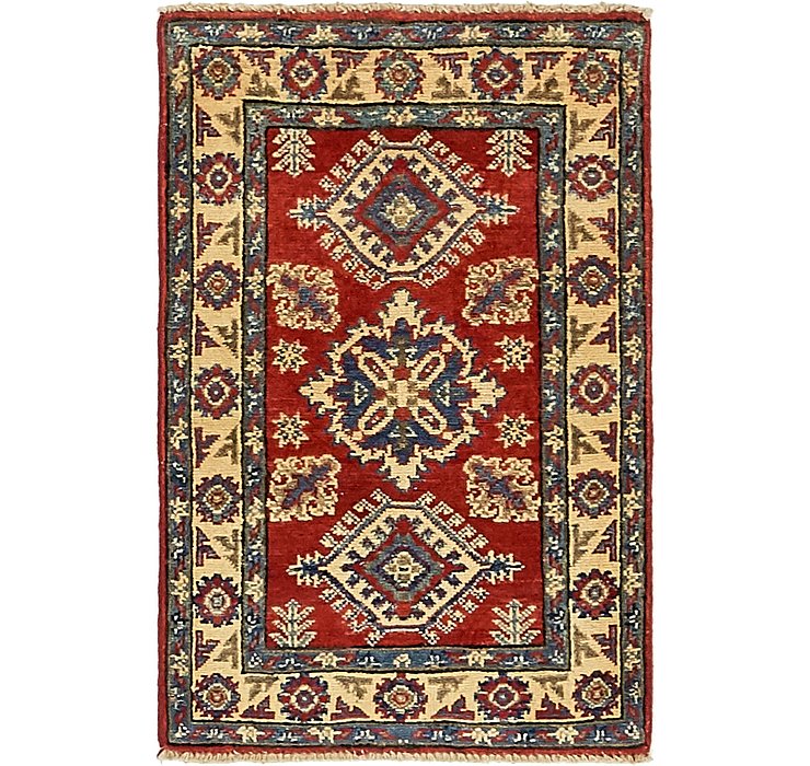 2' x 3' 2 Kazak Rug