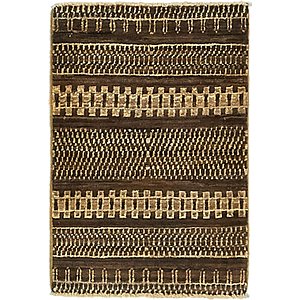 HandKnotted 1' 4 x 2' Modern Ziegler Rug