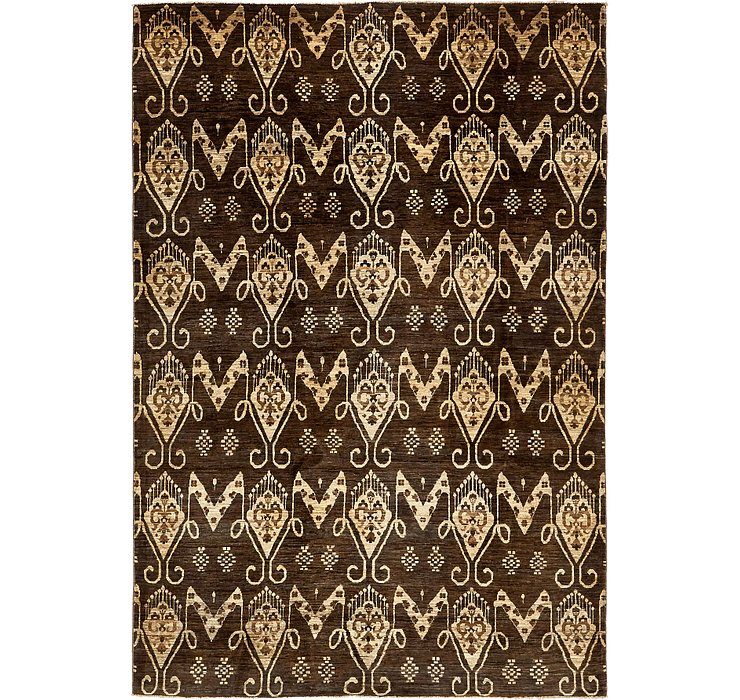 6' 10 x 9' 10 Ikat Rug