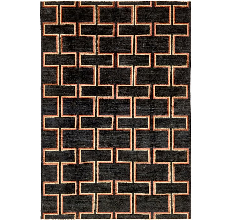 6' 8 x 9' 9 Modern Ziegler Rug