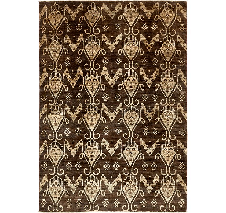 6' 7 x 9' 7 Ikat Rug