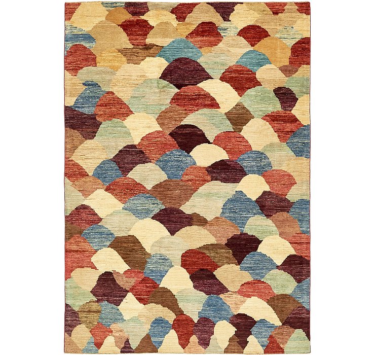 6' 6 x 9' 3 Modern Ziegler Rug