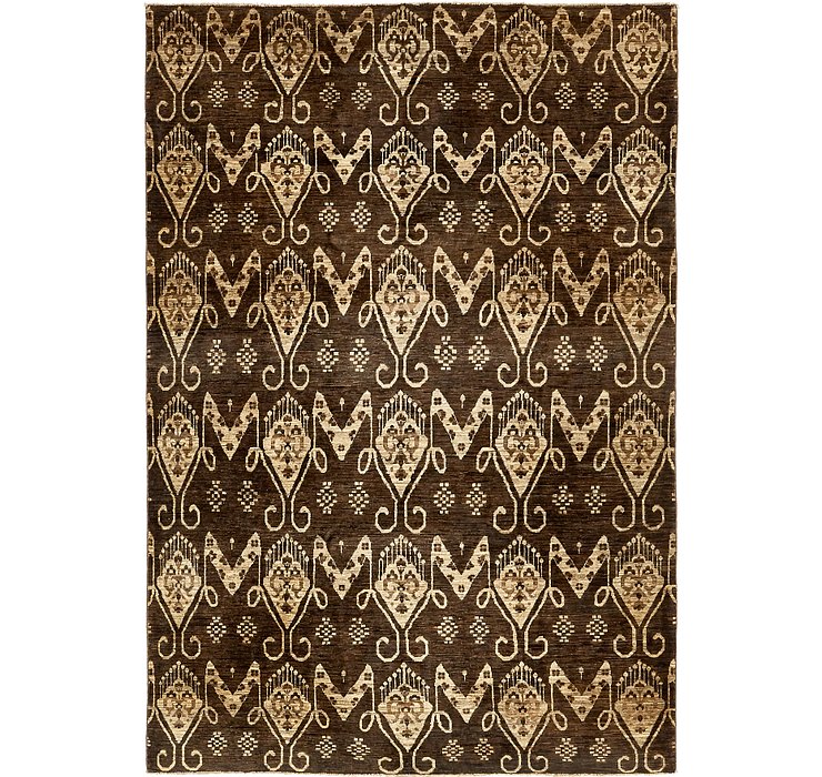 6' 7 x 9' 9 Ikat Rug