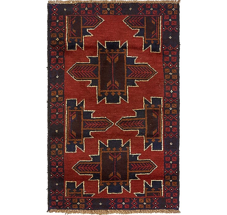 2' 10 x 4' 6 Balouch Persian Rug