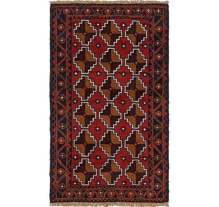 2' 9 x 4' 9 Balouch Persian Rug