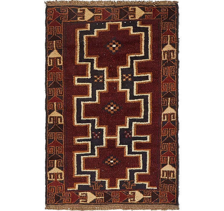 2' 10 x 4' 7 Balouch Persian Rug