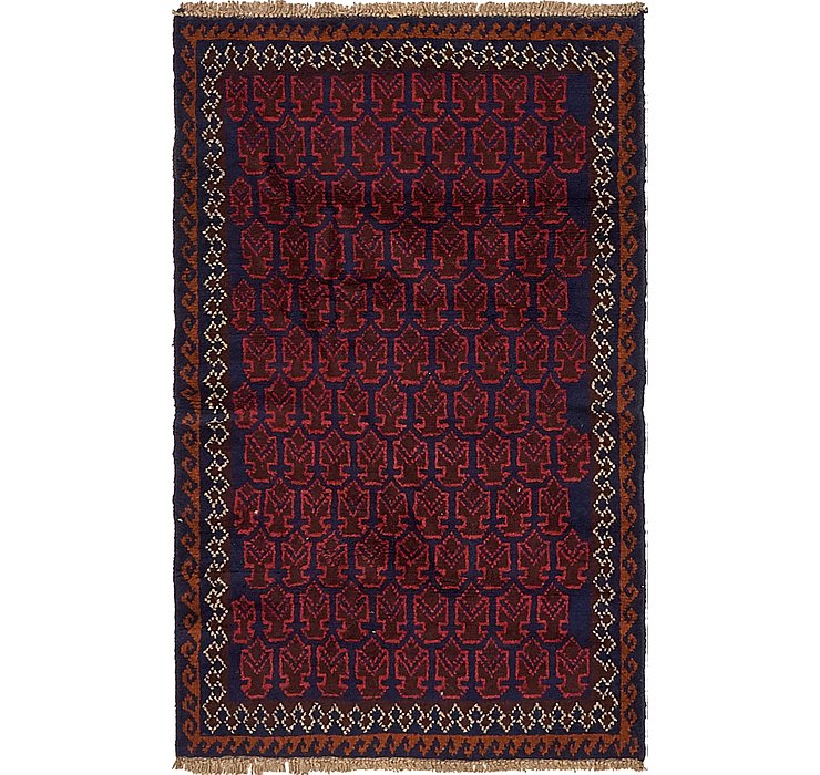 HandKnotted 3' x 4' 10 Balouch Persian Rug