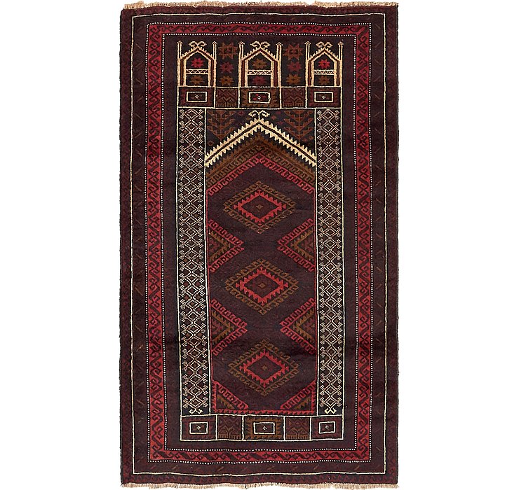 2' 10 x 5' Balouch Persian Rug