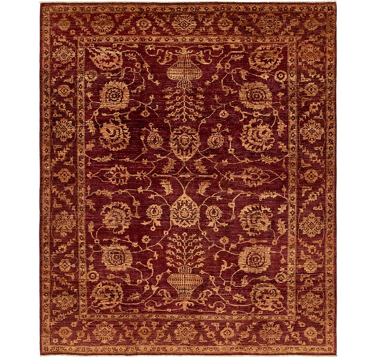 8' x 9' 10 Over-Dyed Ziegler Rug