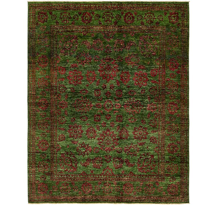 6' 7 x 8' 3 Over-Dyed Ziegler Rug