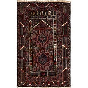 2' 10 x 4' 6 Balouch Persian Rug