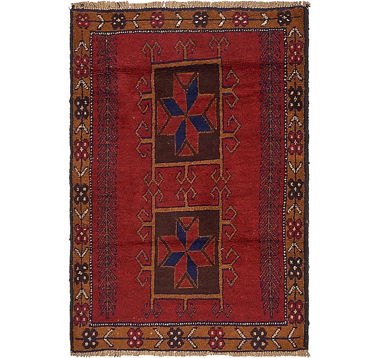 HandKnotted 3' x 4' 4 Balouch Persian Rug
