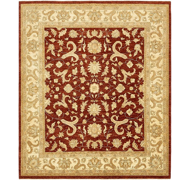 HandKnotted 8' 3 x 9' 9 Peshawar Ziegler Rug