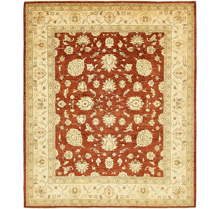 HandKnotted 8' 3 x 9' 9 Peshawar Ziegler Rug