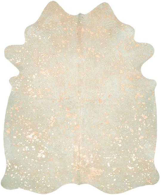 Rose Gold 6 2 X 7 Cowhide Rug Area Rugs Erugs Main Image Of Rug