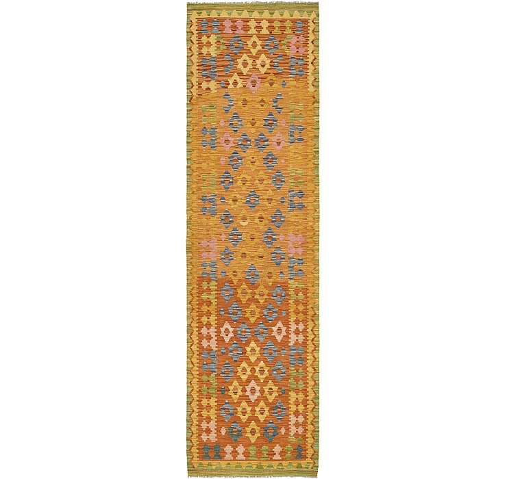 2' 7 x 9' 7 Kilim Maymana Runner Rug
