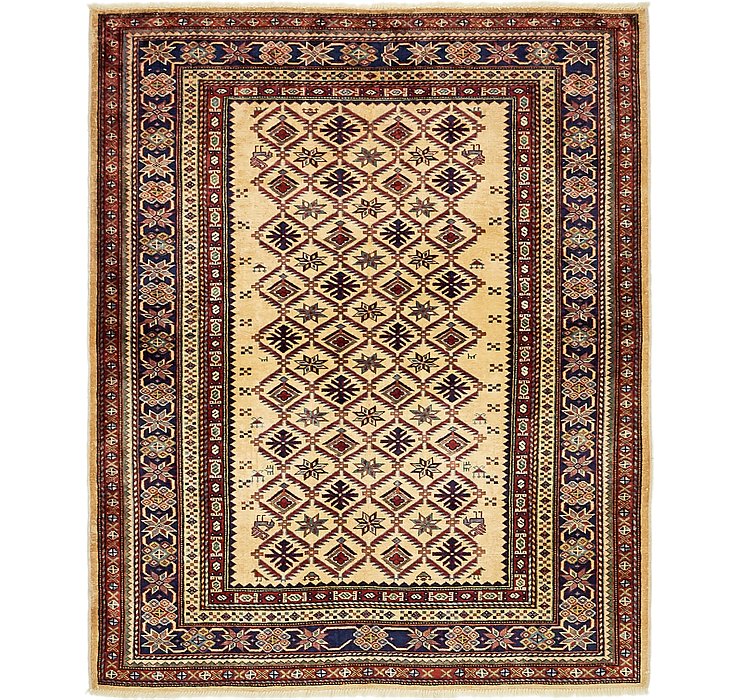 HandKnotted 4' 3 x 5' 3 Kazak Rug