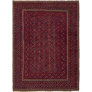 Unique Loom 4' 7 x 6' 3 Sumak Rug