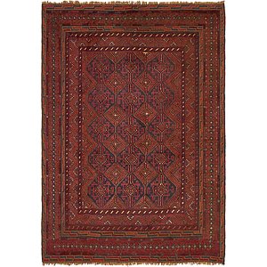 Unique Loom 4' 7 x 6' 3 Sumak Rug