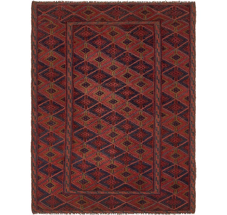 HandKnotted 4' 10 x 6' 3 Sumak Rug