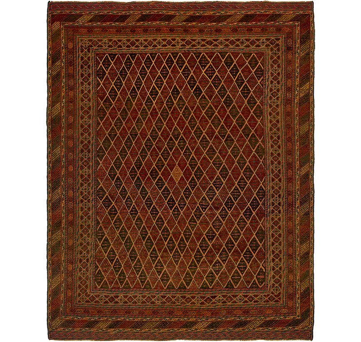 9' 5 x 12' Sumak Oriental Rug