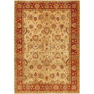 HandKnotted 6' 7 x 9' 5 Peshawar Ziegler Rug