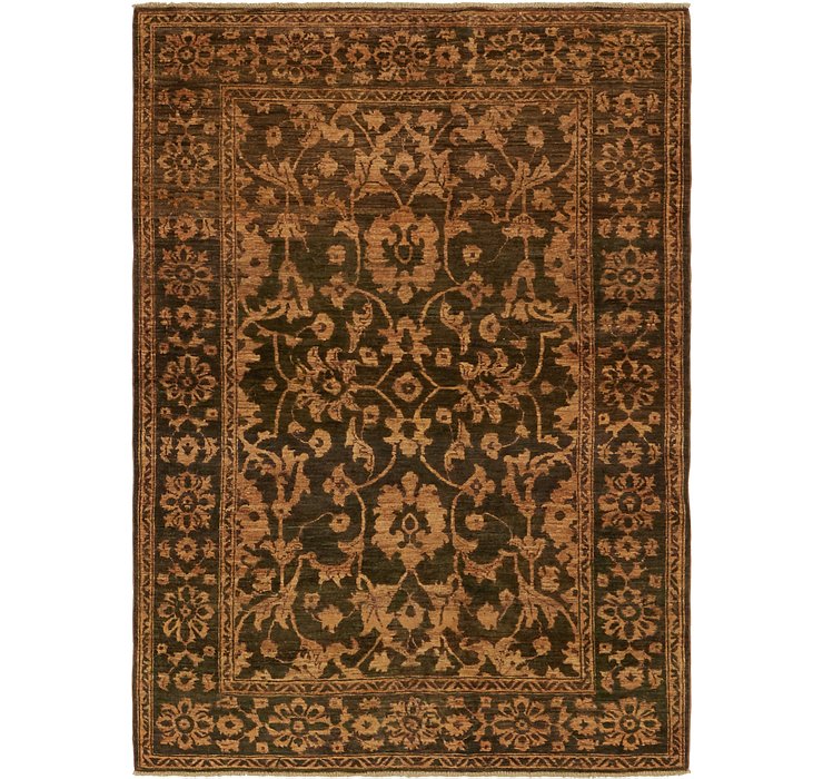 4' 10 x 6' 7 Over-Dyed Ziegler Rug