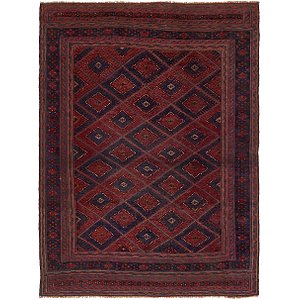 HandKnotted 4' 10 x 6' 5 Sumak Rug