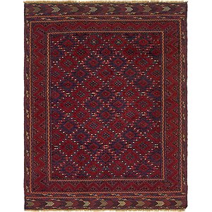 Unique Loom 4' 9 x 6' 4 Sumak Rug