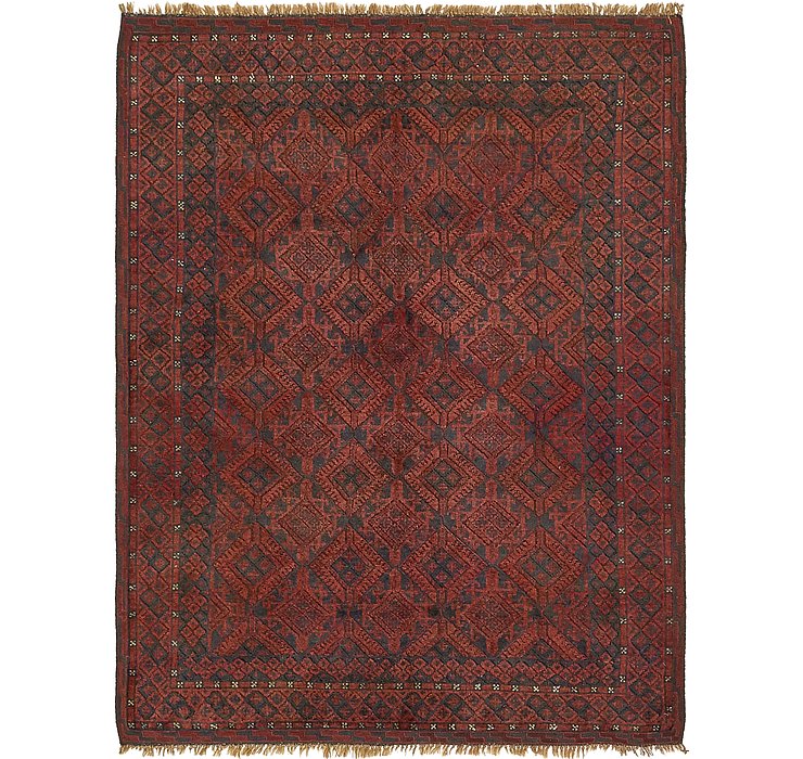 HandKnotted 4' 6 x 6' Sumak Rug