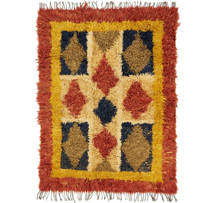 HandKnotted 6' x 8' Moroccan Rug