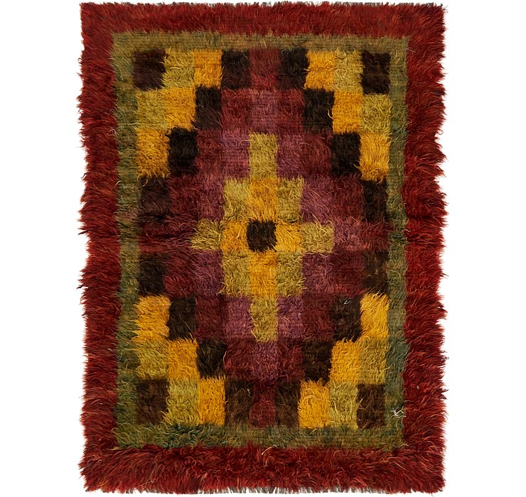 6' x 8' 3 Moroccan Rug