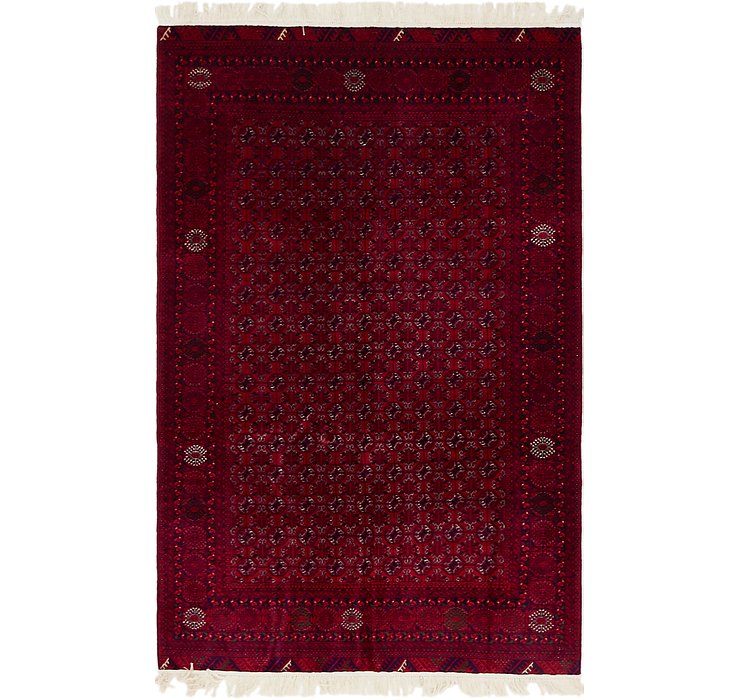 4' 2 x 6' 5 Afghan Mouri Oriental Rug