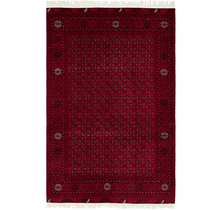4' 2 x 6' 5 Afghan Mouri Oriental Rug