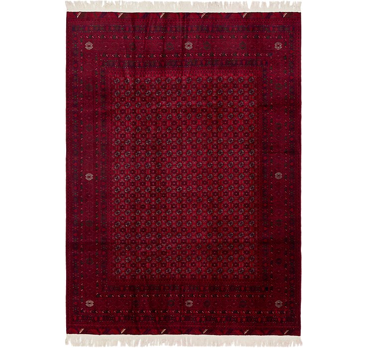 6' 7 x 9' 4 Afghan Mouri Oriental Rug
