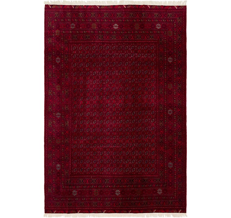 6' 5 x 9' 6 Afghan Mouri Oriental Rug
