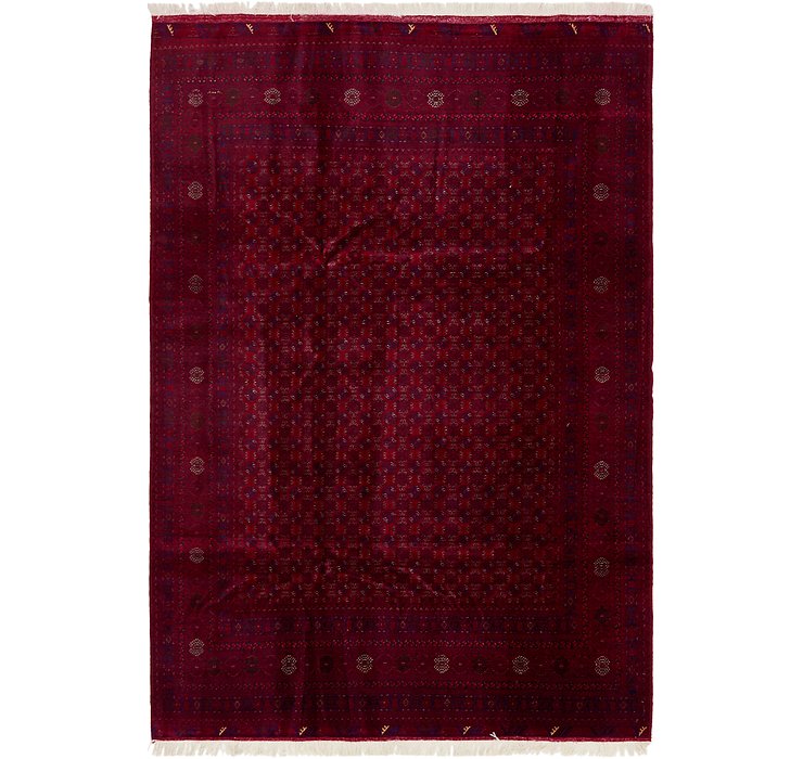 6' 6 x 9' 9 Afghan Mouri Oriental Rug