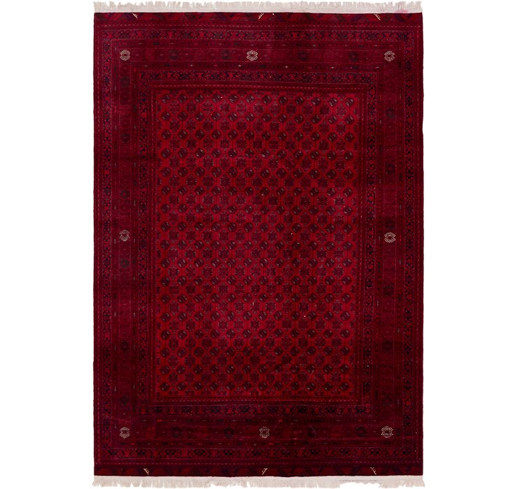 6' 7 x 9' 7 Afghan Mouri Oriental Rug